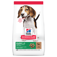 Hill's SP Canine Puppy Medium Lamb&Rice, 14 Kg - 1