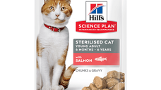 Hill's SP Feline Sterilised Plic Somon, 85 g