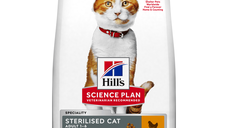 Hill's SP Feline Young Adult Sterilised cu Pui Hill's SP Feline Adult Sterilised Pui, 300 g