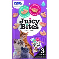 INABA Juicy Bites, Creveți și Fructe de Mare, punguță, recompense fără cereale pisici, semimoist INABA Juicy Bites, Creveți și Fructe de Mare, punguță, plic recompense fără cereale pisici, semimoist, 33g - 1