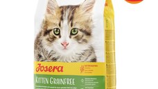 JOSERA Kitten Grainfree, Somon, hrană uscată fără cereale pisici junior, 10kg