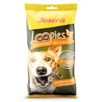 JOSERA Loopies, XS-XL, Pasăre, punguță recompense fără cereale câini, 150g - 1