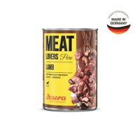 JOSERA Meat Lovers Pure, XS-XL, Miel, conservă hrană umedă monoproteică fără cereale câini, (în sos), bax, 400g x 6buc - 1