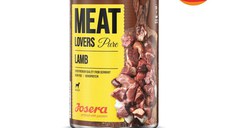 JOSERA Meat Lovers Pure, XS-XL, Miel, conservă hrană umedă monoproteică fără cereale câini, (în sos), bax, 400g x 6buc