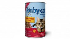 KIRBY CAT, Pui, conservă hrană umedă pisici, (în sos), 415g