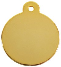 Medalion Imarc Aluminiu Rotund, Golden, Masura S - Gravare Gratuita - 1