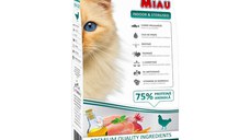 MIAU MIAU Indoor & Sterilised, Pui, hrană uscată pisici sterilizate, 10kg