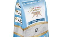 MIAU MIAU Pure Pure Clasic, neparfumat, așternut igienic pisici, granule, bentonită, aglomerant, neutralizare mirosuri, 5l