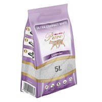 MIAU MIAU Pure Pure, Lavanda, așternut igienic pisici, granule, bentonită, aglomerant, neutralizare mirosuri, 5l - 1