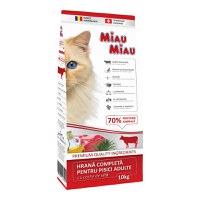 MIAU MIAU, Vită, hrană uscată pisici, 10kg - 1