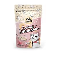 MR BANDIT Creamy Mousse, Pui și Creveți, punguță, recompense pisici, (topping) MR BANDIT Creamy Mousse, Pui și Creveți, punguță, plic recompense pisici, (topping), 60g - 1