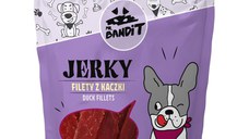 MR BANDIT Jerky Fillets, XS-XL, Rață, punguță recompense fără cereale câini, 500g