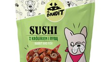 MR BANDIT Sushi, XS-XL, Iepure și Pește, punguță recompense câini, 500g