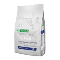 NATURES PROTECTION Superior Care Hypoallergenic, Somon, hrană uscată fără cereale câini, afecțiuni digestive și dermatologice, 10kg - 1