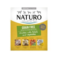 NATURO Grain Free, XS-L, Pui și Legume, tăviță hrană umedă fără cereale câini, (în aspic), 400g - 2