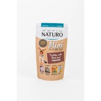 NATURO Mini, XS-S, Curcan și Orez, plic hrană umedă câini, (în suc propriu), 150g - 1