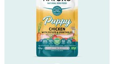 NATURO Puppy, XS-XL, Pui, plic hrană umedă fără cereale câini junior, (în suc propriu), 150g