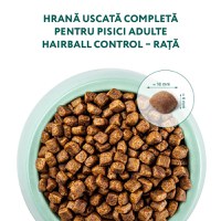 OPTIMEAL Hairball Control, Rață, hrană uscată pisici, limitarea ghemurilor de blană, 10kg - 7