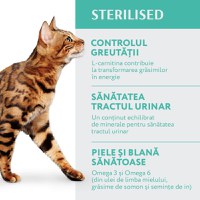 OPTIMEAL Sterilised, Curcan cu Ovăz, hrană uscată pisici sterilizate OPTIMEAL Sterilised, Curcan, hrană uscată pisici sterilizate, 700g - 9