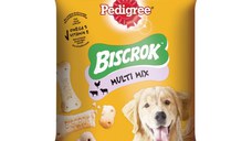 PEDIGREE Biscrok Multi Mix, recompense câini, biscuiți, Pui, Vită și Miel , 200g