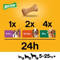 PEDIGREE Biscrok Multi Mix, recompense câini, biscuiți, Pui, Vită și Miel , 200g - 6