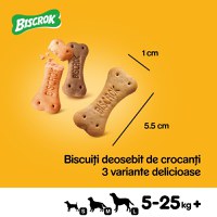 PEDIGREE Biscrok Multi Mix, recompense câini, biscuiți, Pui, Vită și Miel , 200g - 3