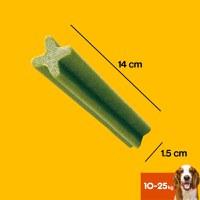 PEDIGREE DentaStix Daily Fresh, recompense câini talie medie, batoane, ceai verde, 7buc - 7