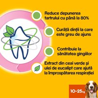 PEDIGREE DentaStix Daily Fresh, recompense câini talie medie, batoane, ceai verde, 7buc - 2