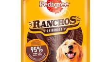 PEDIGREE Ranchos, recompense câini, fâșii uscate, Pui, 70g