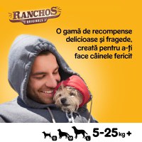 PEDIGREE Ranchos, recompense câini, fâșii uscate, Pui, 70g - 8