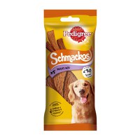 PEDIGREE Schmackos Multi Mix, recompense câini, benzi moi, carne, 5buc - 1