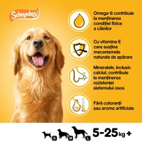 PEDIGREE Schmackos Multi Mix, recompense câini, benzi moi, carne, 5buc - 9