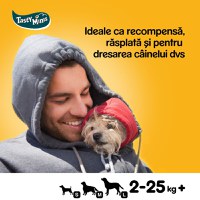 PEDIGREE Tasty Bites, recompense câini, cubulețe cu branză, 130g - 2