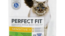 PERFECT FIT Cat Sensitive 1+, Curcan, hrană uscată pisici, sistem digestiv, 1.4kg