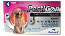 Pestigon Dog L, 20-40 kg, 4 pipete