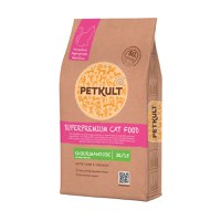 PETKULT Superpremium Gourmandise 32/15, Miel şi Pui, hrană uscată pisici, 2kg - 1