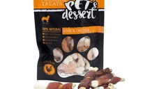 PET'S DESSERT Bone & Chicken, XS-XL, Pui, punguță recompense fără cereale câini, 500g