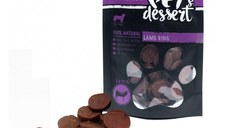 PET'S DESSERT Rings, XS-XL, Miel, punguță recompense fără cereale câini, 80g