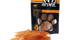 PET'S DESSERT Soft Slice, XS-XL, Pui, punguță recompense fără cereale câini, 80g