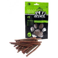 PET'S DESSERT Stick, XS-XL, Rață, punguță recompense fără cereale câini, 80g - 1