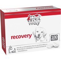 PETWAY Recovery, XS-XL, supliment convalescență câini, cutie, 100 comprimate - 3