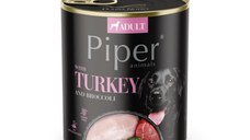 PIPER Animals, XS-XL, Curcan și Broccoli, conservă hrană umedă fără cereale câini, (în aspic), 800g