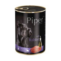 PIPER Animals, XS-XL, Iepure, conservă hrană umedă fără cereale câini, (în aspic), 400g - 1