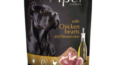 PIPER Animals, XS-XL, Inimi de Pui și orez brun, plic hrană umedă câini, (în aspic), 500g