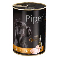 PIPER Animals, XS-XL, Prepeliță, conservă hrană umedă fără cereale câini, (în aspic), 800g - 1