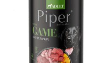 PIPER Animals, XS-XL, Vânat și dovleac, conservă hrană umedă fără cereale câini, (în aspic), 400g