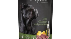 PIPER Animals, XS-XL, Vânat și dovleac, plic hrană umedă fără cereale câini, (în aspic), 150g