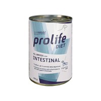 PROLIFE Diet Intestinal, XS-XL, Pui și Miel, dietă veterinară, conservă hrană umedă câini, sistem digestiv, (în aspic), 400g - 1