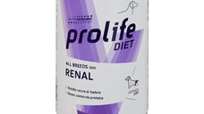 PROLIFE Diet Renal, XS-XL, Pui și Vită, dietă veterinară, conservă hrană umedă câini, sistem renal, (în aspic), 400g