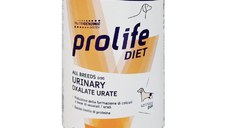 PROLIFE Diet Urinary Oxalate Urate, XS-XL, Pui, dietă veterinară, conservă hrană umedă câini, sistem urinar, (în aspic), 400g